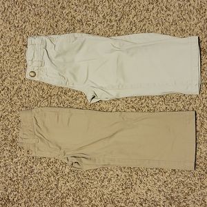 2t dress/khaki bots pants